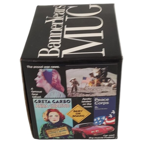 Vintage 40 Years Ago Commemorative Banner Ceramic Mug Elvis Collectible - Picture 4 of 6